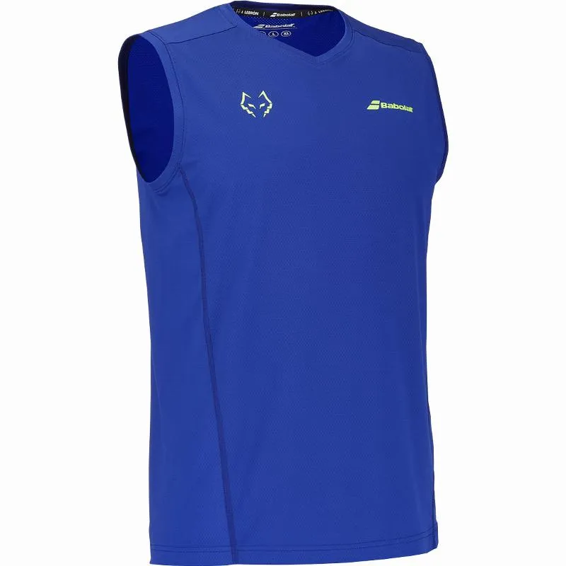 Camiseta Babolat Juan Lebron Azul Profundidades