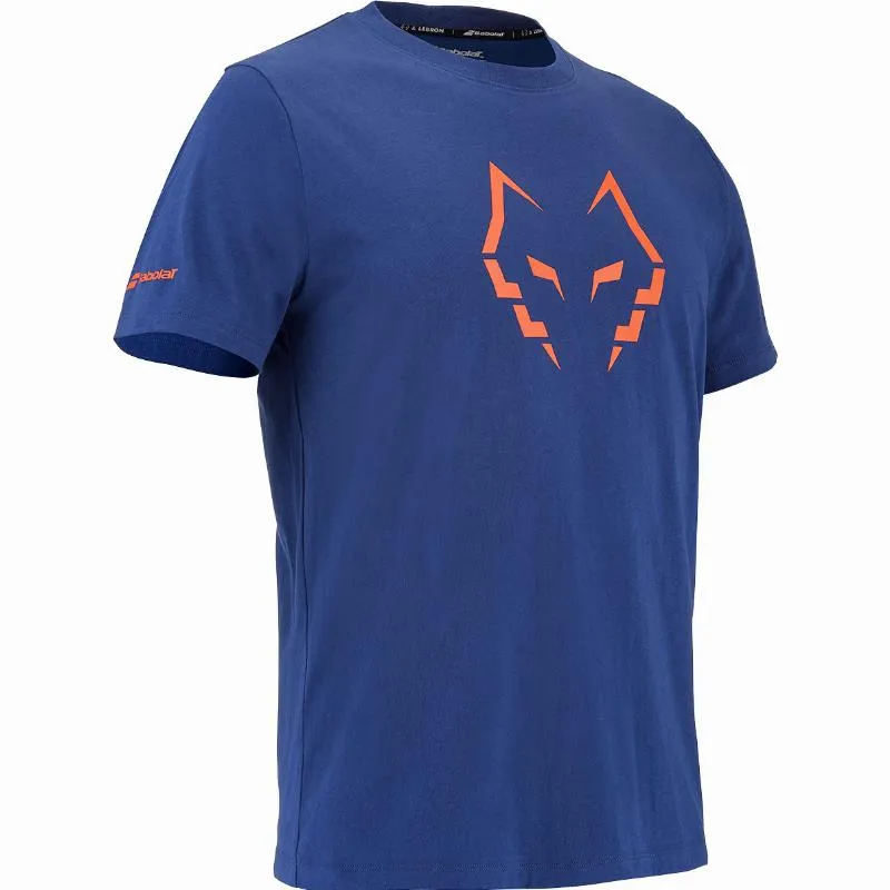 Camiseta Babolat Juan Lebron azul-marinho laranja