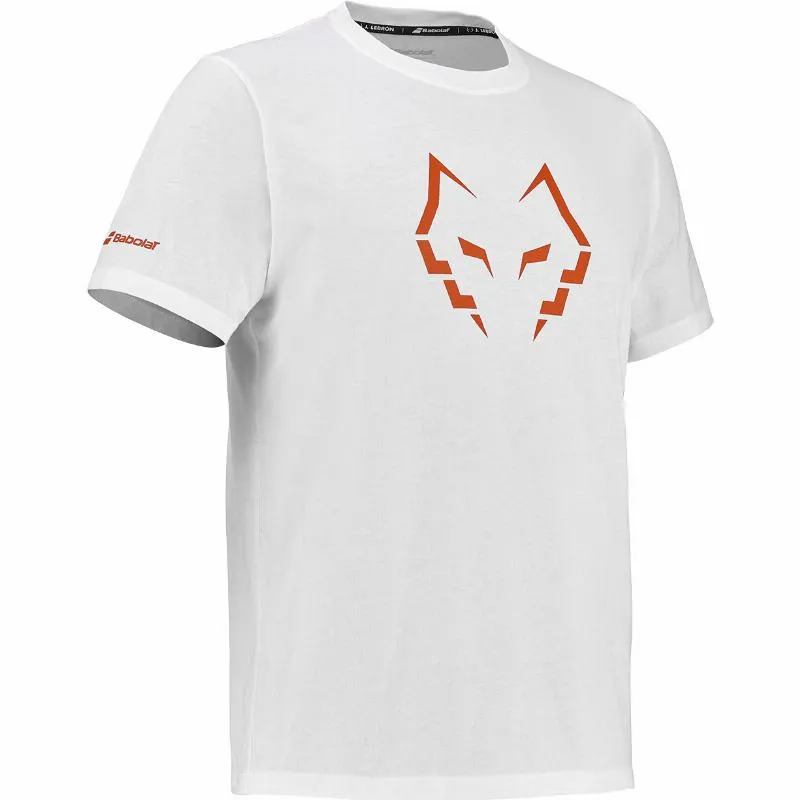 Babolat Juan Lebron Camiseta Laranja Branca