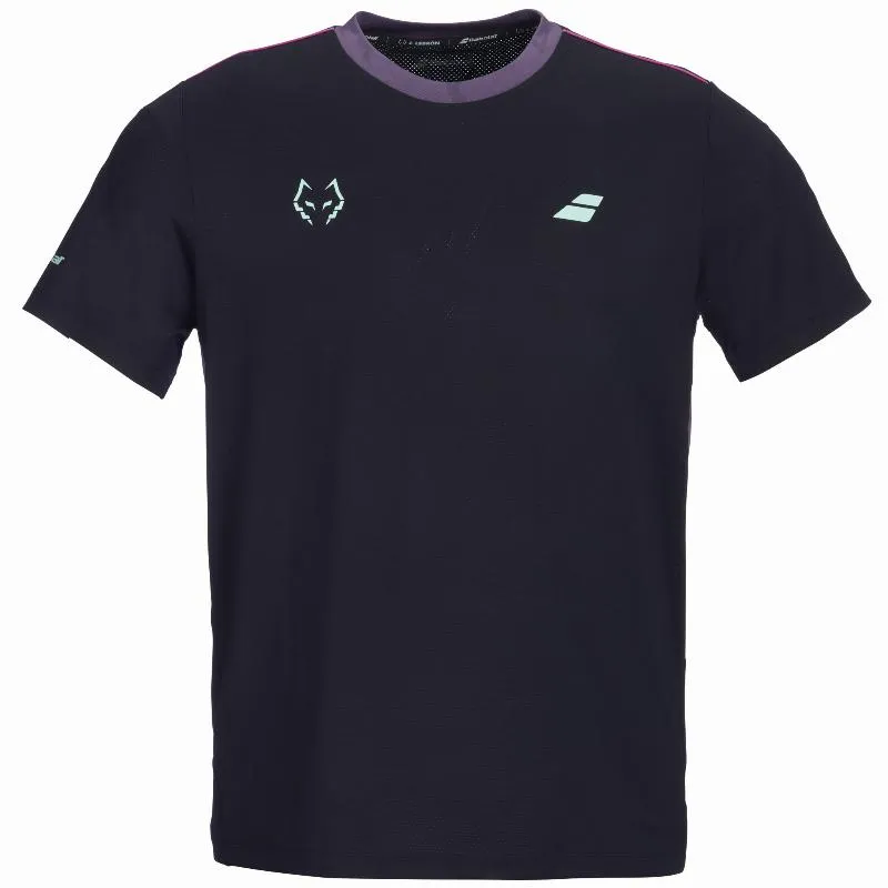 Camiseta Babolat Juan Lebron Crew Neck Tee Negro