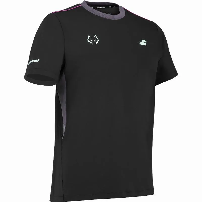 Camiseta Babolat Juan Lebron Crew Neck Tee Negro