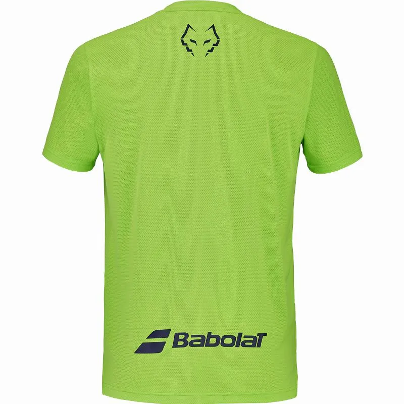 Camiseta Babolat Juan Lebron Crew Neck Verde