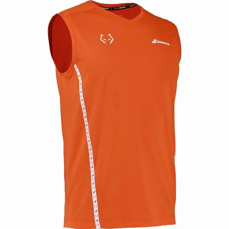 Camiseta Laranja Babolat Juan Lebron