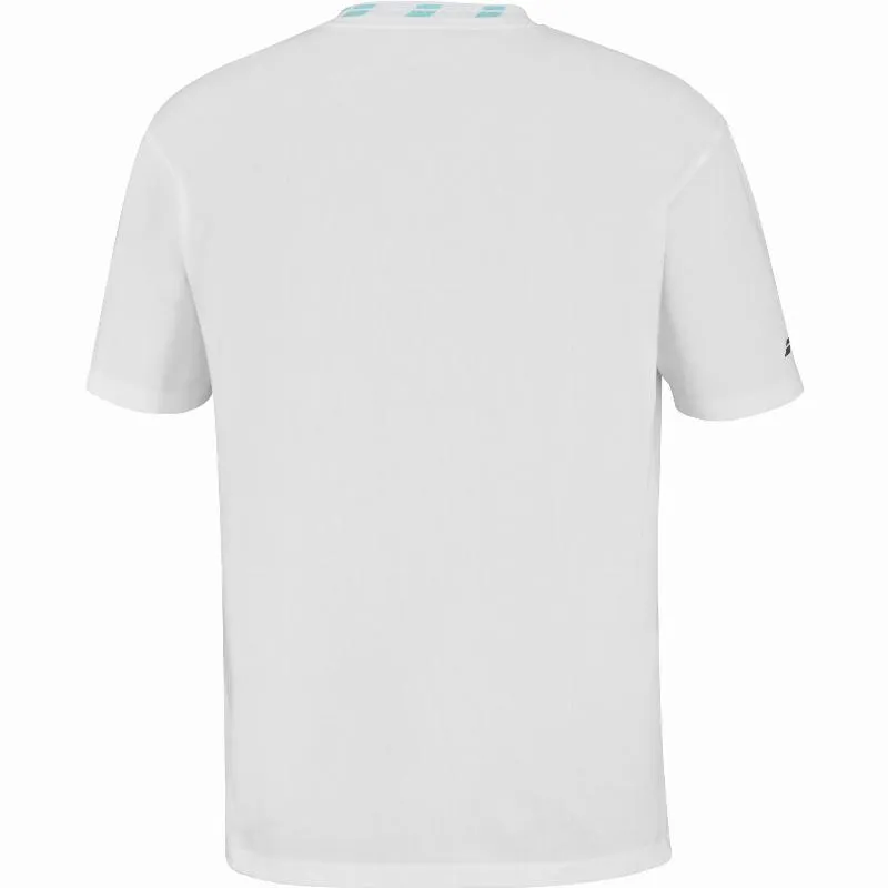 Babolat Juan Lebron Wide White Cotton T-Shirt
