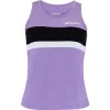 Camiseta feminina Babolat Padel Lavender