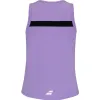 Camiseta feminina Babolat Padel Lavender
