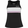 Camiseta Babolat Padel Preta Feminina