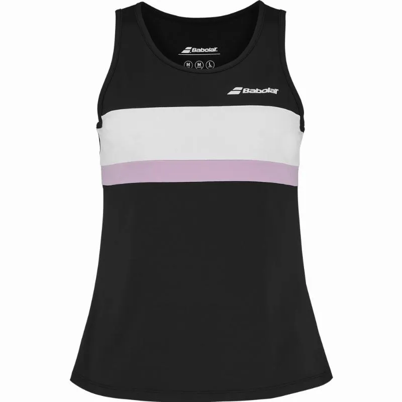 Camiseta Babolat Padel Preta Feminina