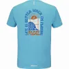Camiseta Babolat Perf Algodão Azul
