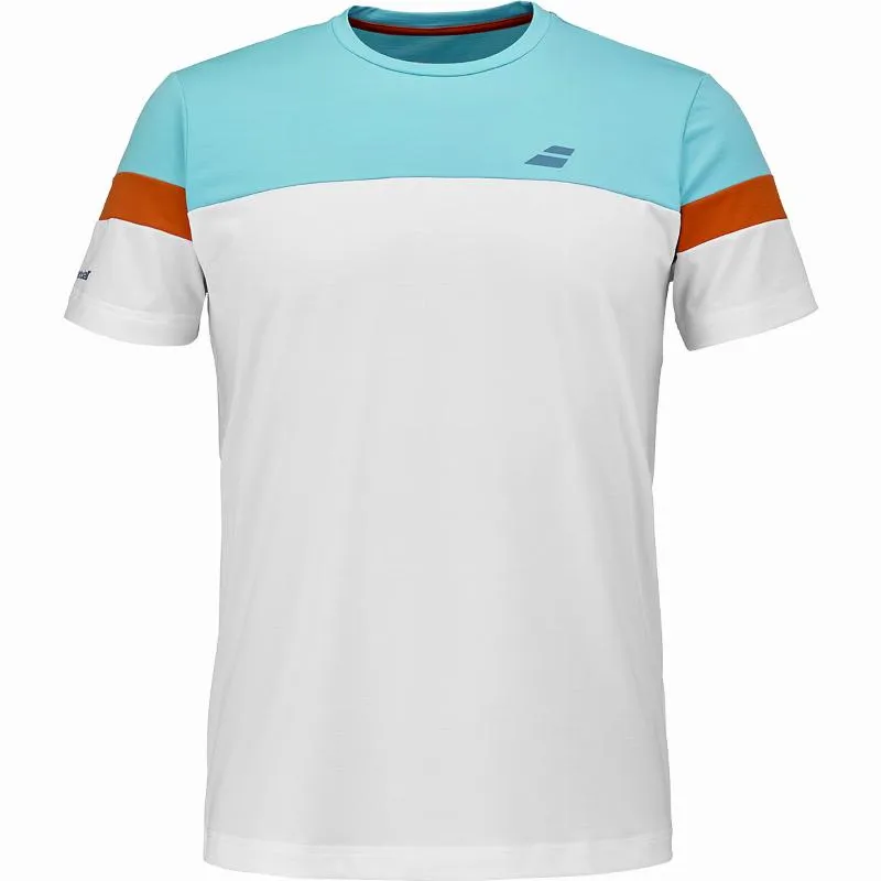 Camiseta Babolat Perf Crew Neck Blanco