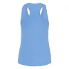 Babolat Play Camiseta Feminina Branca, Azul Laranja