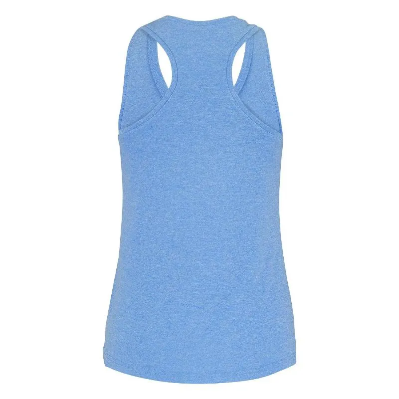 Babolat Play Camiseta Feminina Branca, Azul Laranja