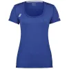 Camiseta Babolat Joga Capsleeve Azul Blanco Junior
