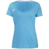 Camiseta Babolat Joga Capsleeve Azul Cian Junior