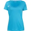 Camiseta Babolat Toca Capsleeve Azul Cian Mujer
