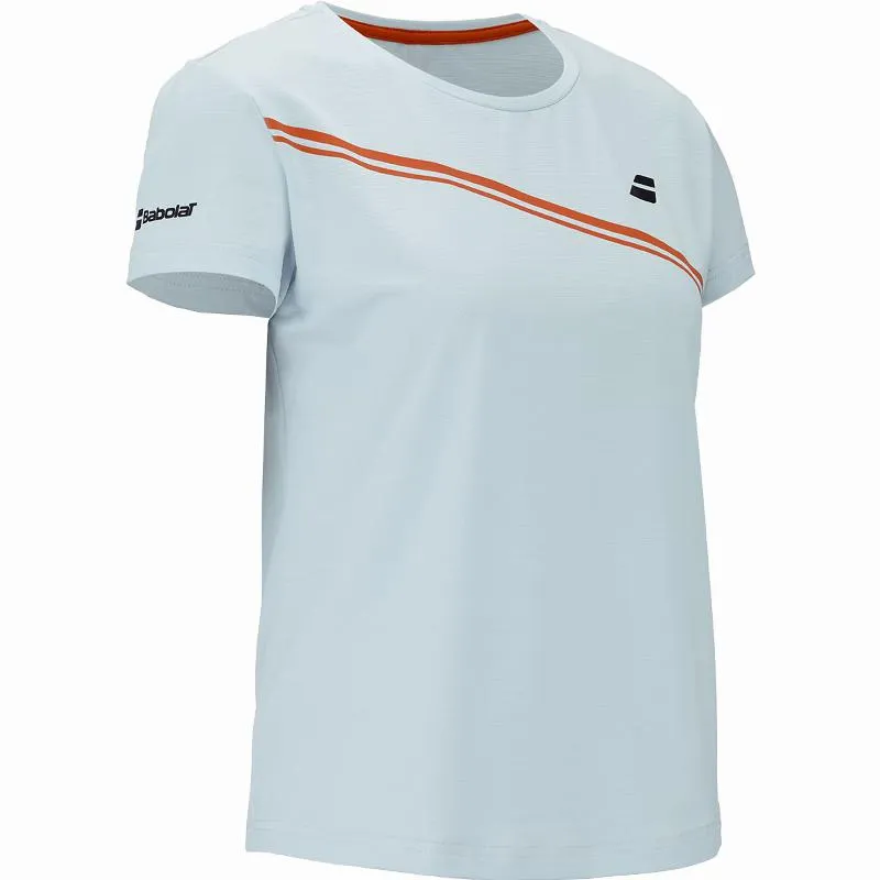 Camiseta Babolat Toca Capsleeve Azul Claro Mujer