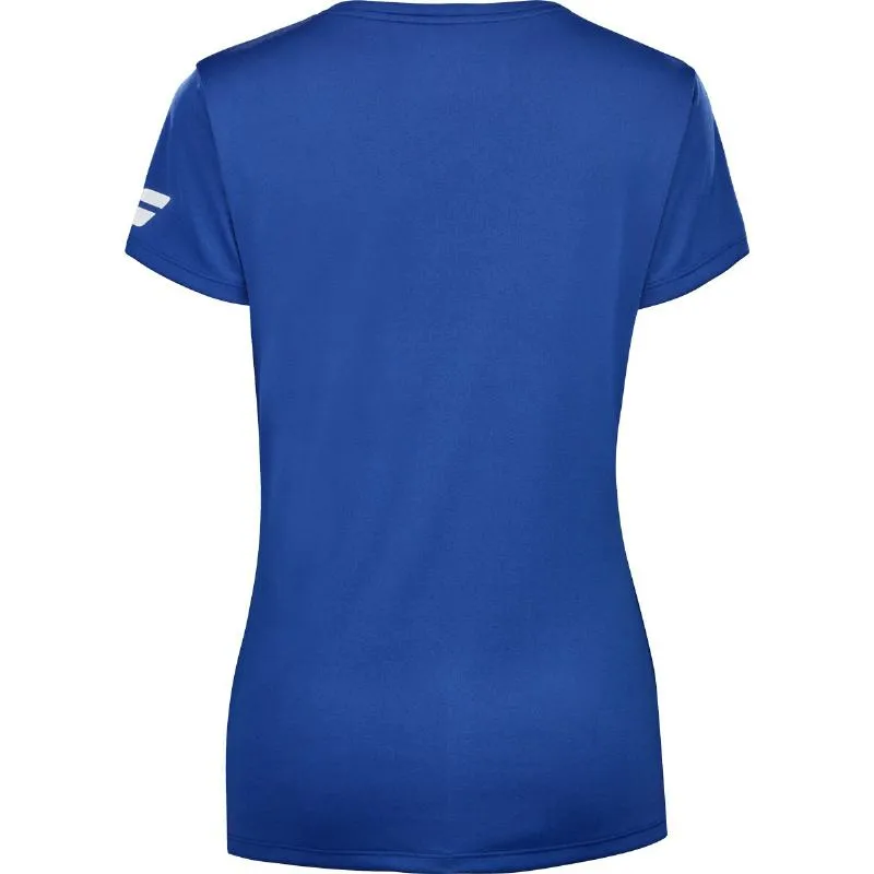 Camiseta Babolat Toca Capsleeve Azul Mujer