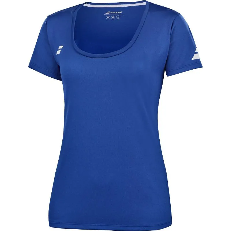 Camiseta Babolat Toca Capsleeve Azul Mujer