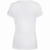 Camiseta Babolat Joga Capsleeve Blanco Azul Junior