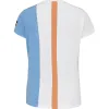 Camiseta Babolat Toca Capsleeve Branco Azul Mujer
