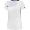 Camiseta Babolat toca capsleeve Blanco Mujer
