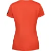 Camiseta Babolat Joga Capsleeve Rojo Naranja Mujer