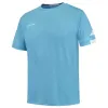 Camiseta Babolat jogar Crew Azul Cian