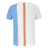 Camiseta Babolat Play Crew Neck Blanco Azul Junior