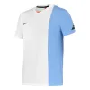 Camiseta Babolat Play Crew Neck Blanco Azul Junior