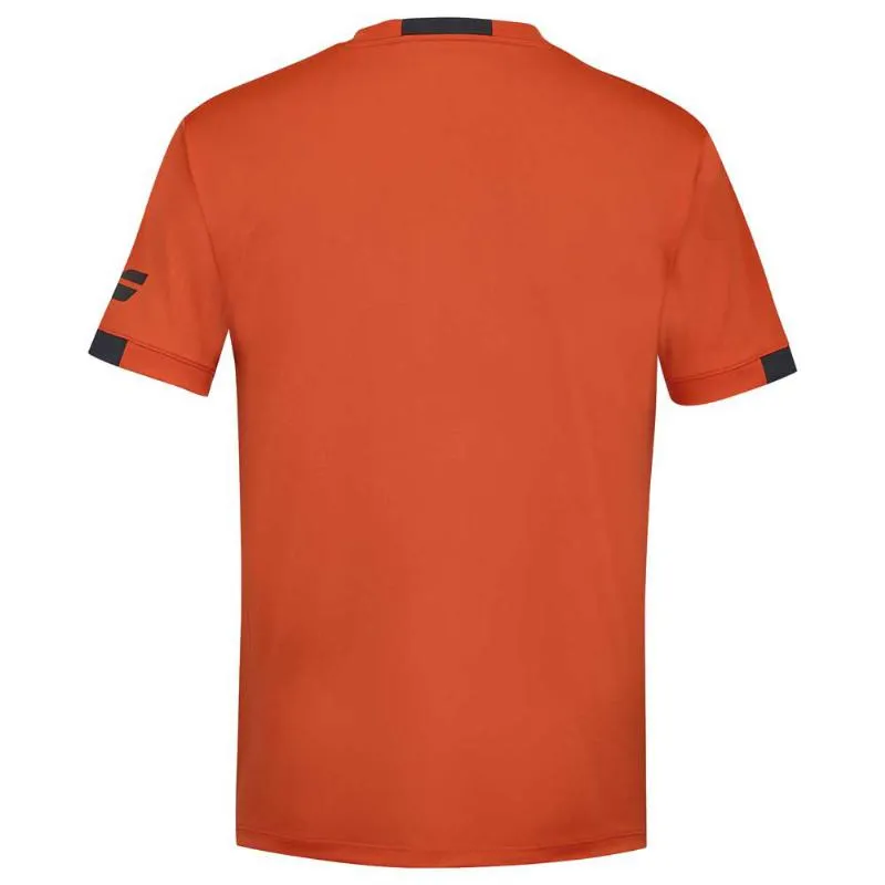 Babolat Play Crew T-Shirt Vermelho Preto
