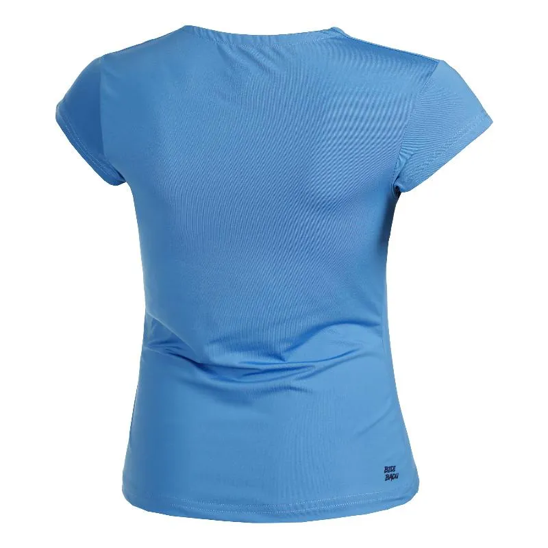 Camiseta Feminina Bidi Badu Colortwist V-Neck Azul