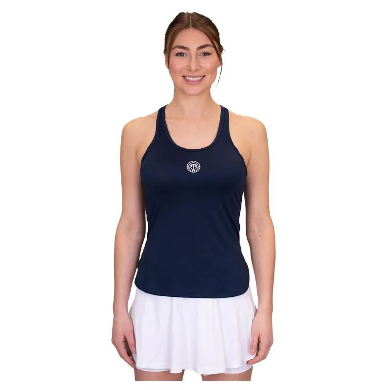 Camiseta Bidi Badu Tripulação Azul Oscuro Mujer