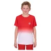 Bidi Badu Crew Gradiant Vermelho Branco Camiseta Júnior