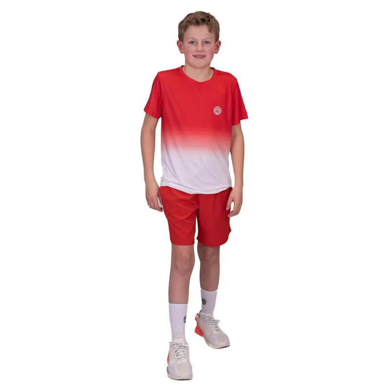 Bidi Badu Crew Gradiant Vermelho Branco Camiseta Júnior