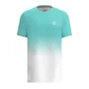 Camiseta Bidi Badu Crew Gradiant Aqua Branca