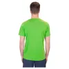 Camiseta Bidi Badu Crew Avesso V-Neck Verde Neon Azul Oscuro
