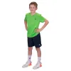 Camiseta Bidi Badu Tripulação Neon Verde Escuro Azul Júnior