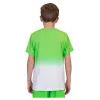 Camiseta Bidi Badu Tripulação Gradiant Verde Neon Blanco Junior