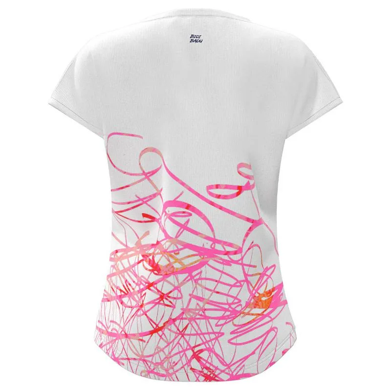 Camiseta Bidi Badu Decoração Capsleeve Blanco Mujer