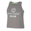 Camiseta Bidi Badu Good Vibes Chill Gris Aqua Mujer