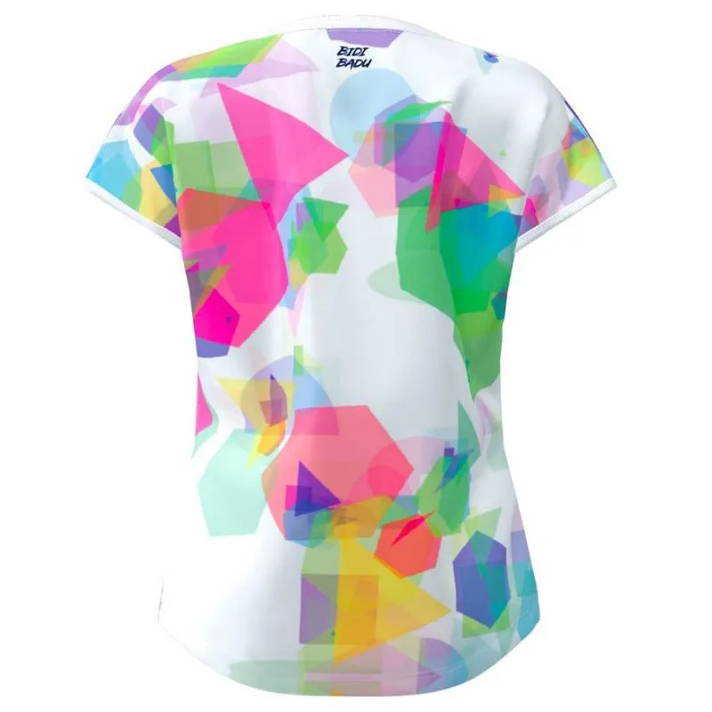 Bidi Badu Kaleido Capsleeve Branco Mix Camiseta Júnior
