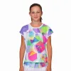 Bidi Badu Kaleido Capsleeve Branco Mix Camiseta Júnior