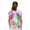 Bidi Badu Kaleido Capsleeve Branco Mix Camiseta Júnior