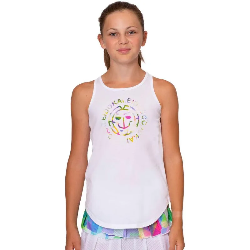 Camiseta Júnior Bidi Badu Kaleido Chill White Mix