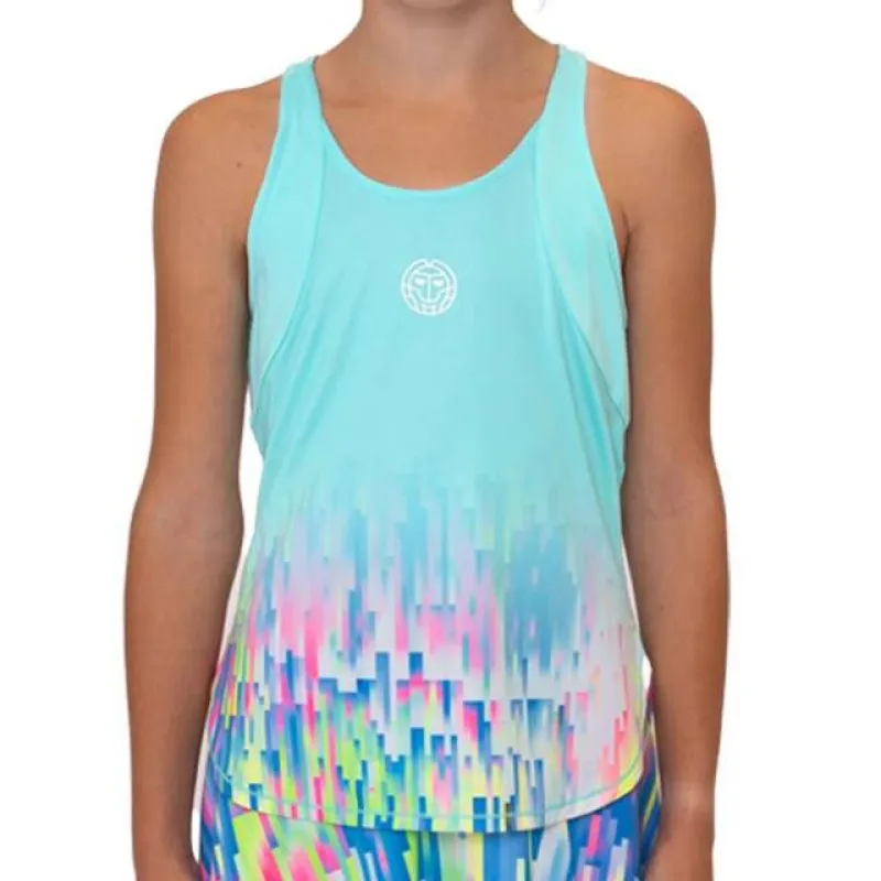 Camiseta Bidi Badu Melbourne Aqua Mix Júnior