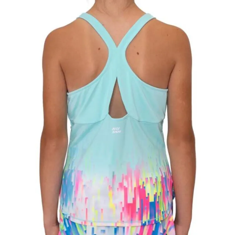 Camiseta Bidi Badu Melbourne Aqua Mix Júnior