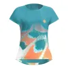 Camiseta Júnior Bidi Badu Melbourne Capsleeve Petroleo Orange