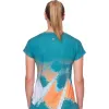 Bidi Badu Melbourne Capsleeve Petroleum T-Shirt Laranja Mulher