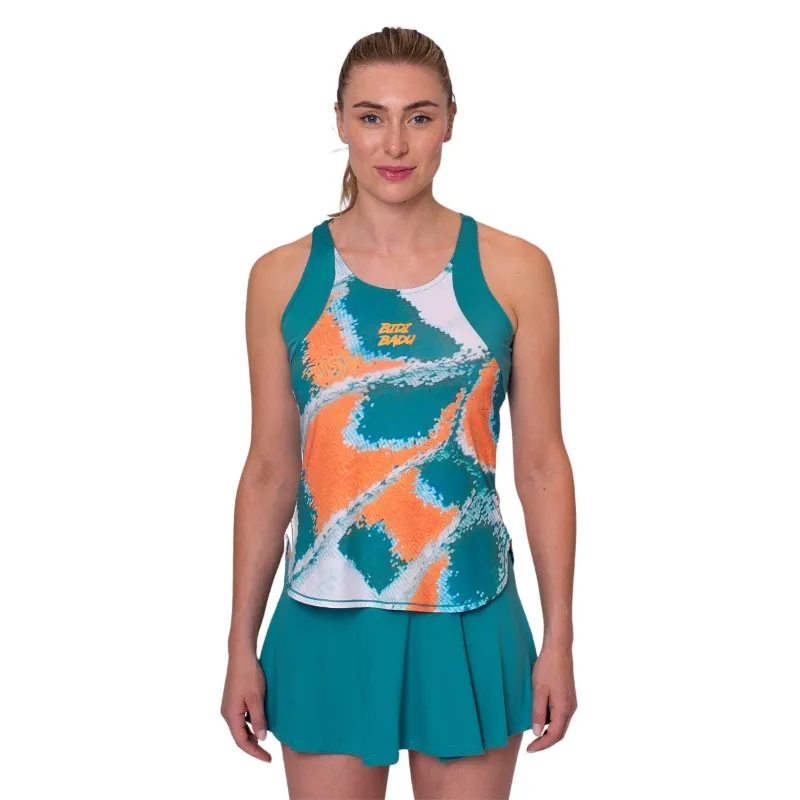 Camiseta Feminina Bidi Badu Melbourne Petroleum Laranja