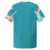Camiseta Bidi Badu Melbourne V-Neck Petroleo Laranja